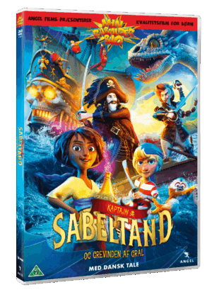 Kaptajn Sabeltand Og Grevinden Af Gral - DVD
