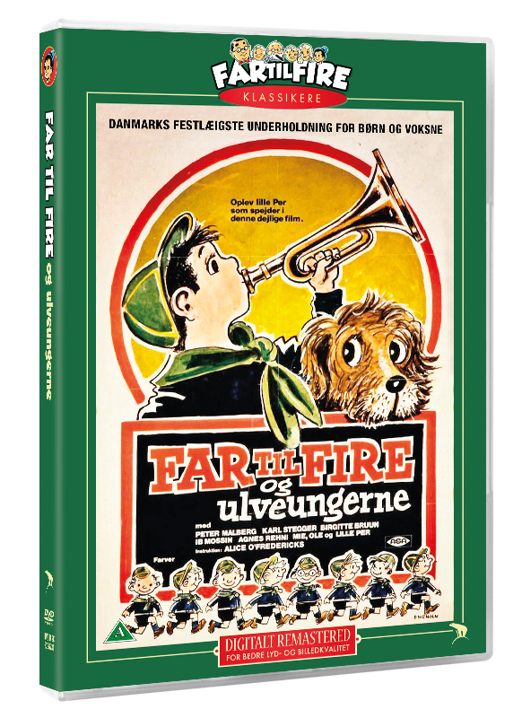 FAR TIL FIRE OG ULVEUNGERNE - DVD